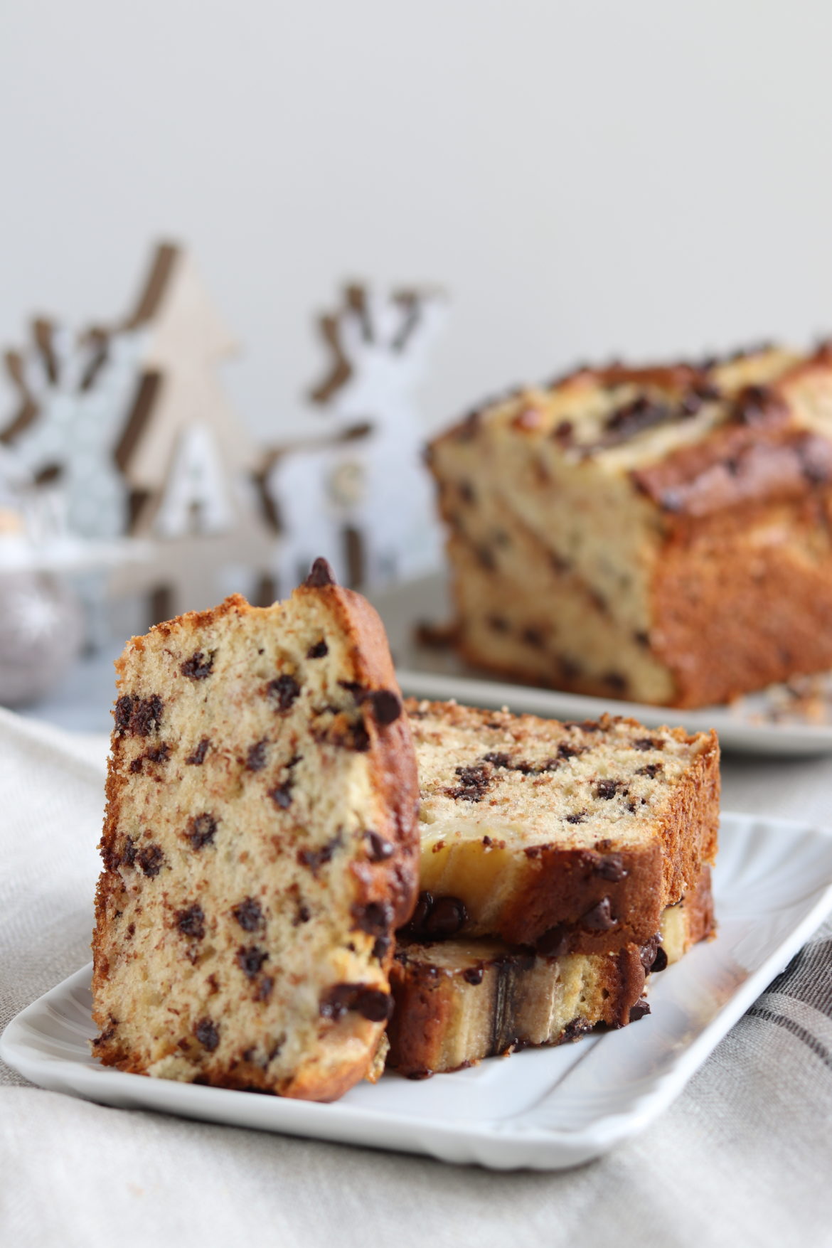 Banana Bread Con Gocce Di Cioccolato - La Pandor In Cucina